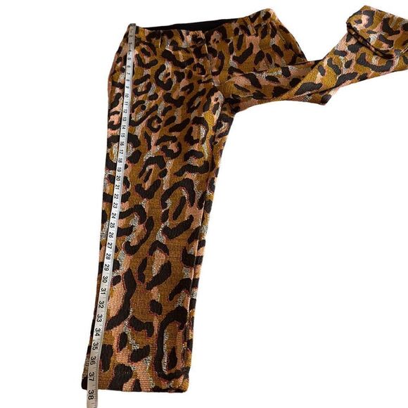 Anthropologie 34N 118W Leopard Trousers Animal Print Pants size 4 - Picture 9 of 16